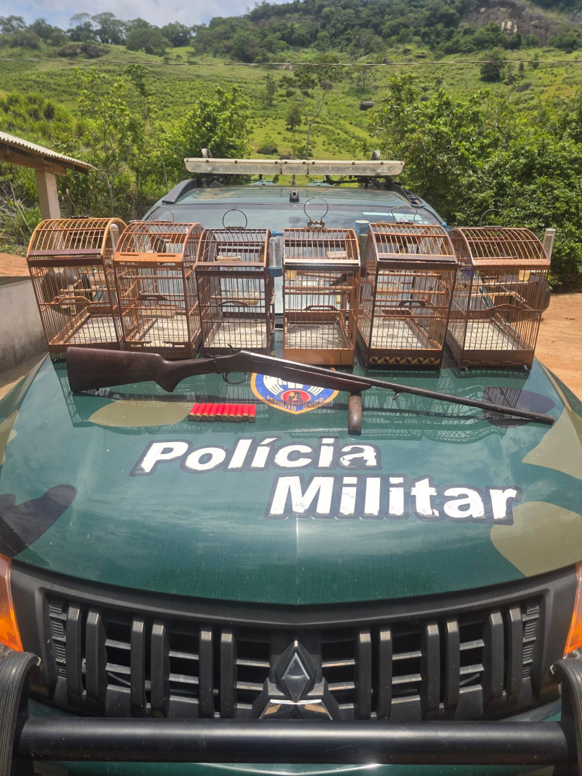 materiais apreendidos