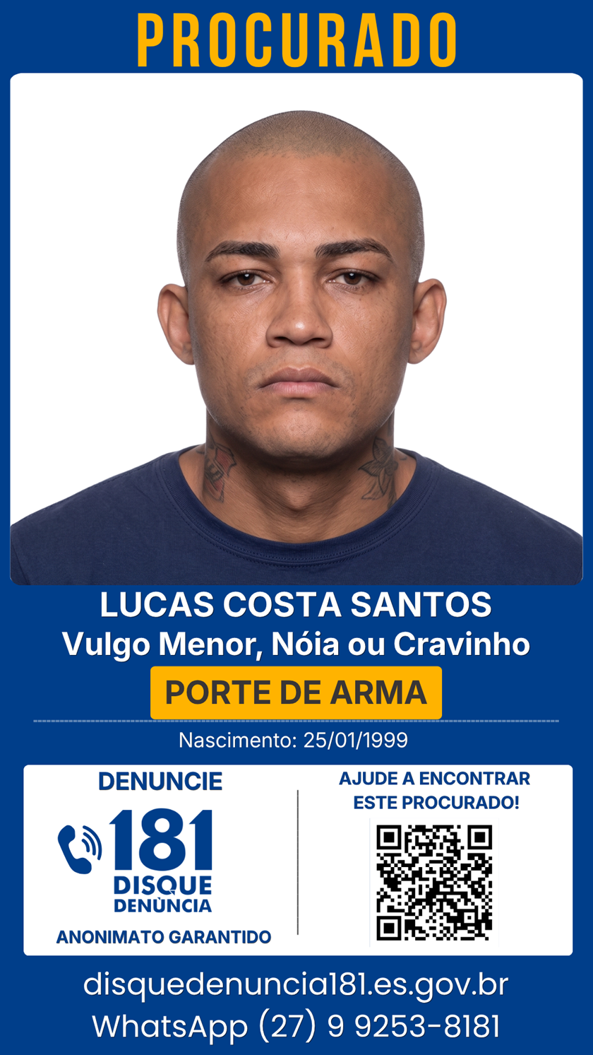 Logomarca - LUCAS COSTA SANTOS - VULGO MENOR, NÓIA OU CRAVINHO 
